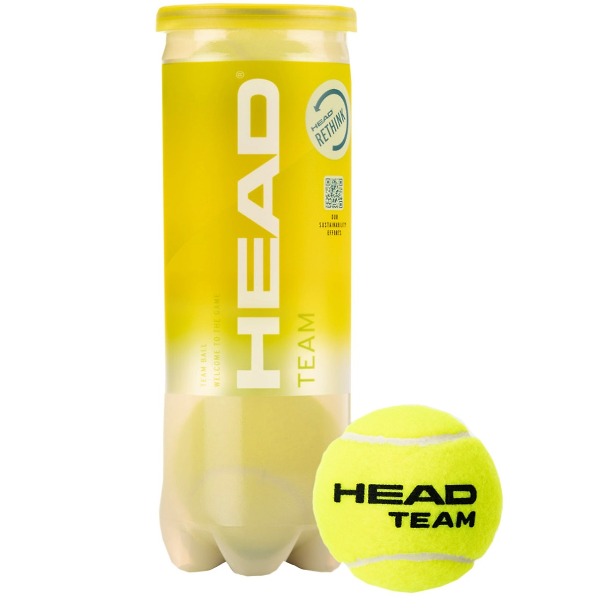 Head Piłki do tenisa ziemnego Team 3pcs 575703