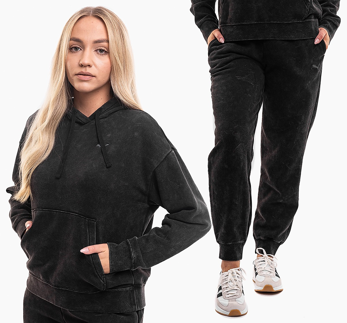 Puma Moteriškas komplektas ESS Elevated Relaxed Wash 688103 01/688104 01