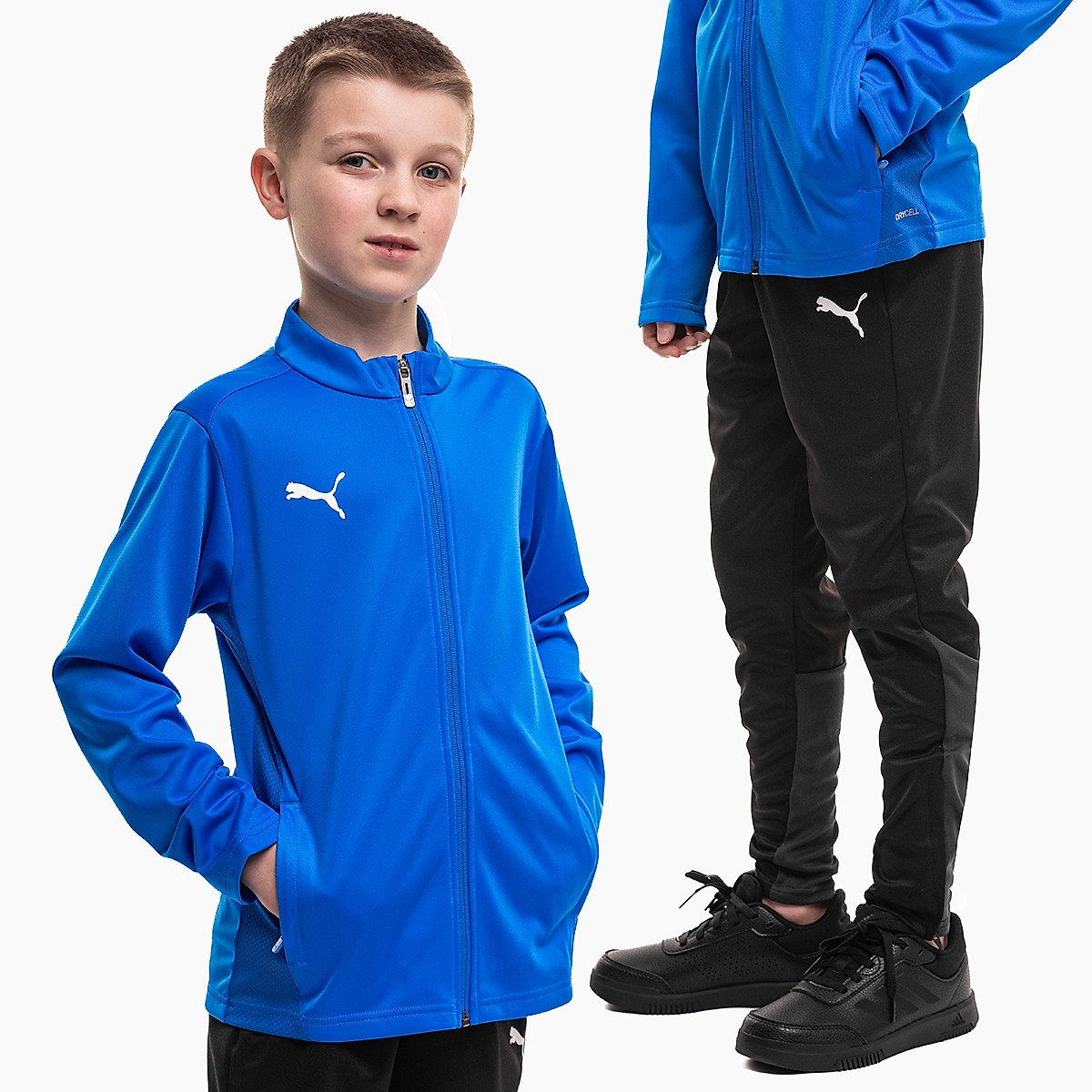 Puma Vaikiškas treniruočių komplektas Team Goal Training 658634 02/658641 03