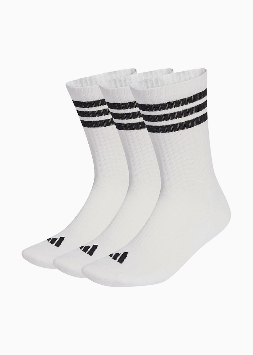 adidas kojinės 3-Stripes Cushioned Sportswear Crew 3 poros JZ0532