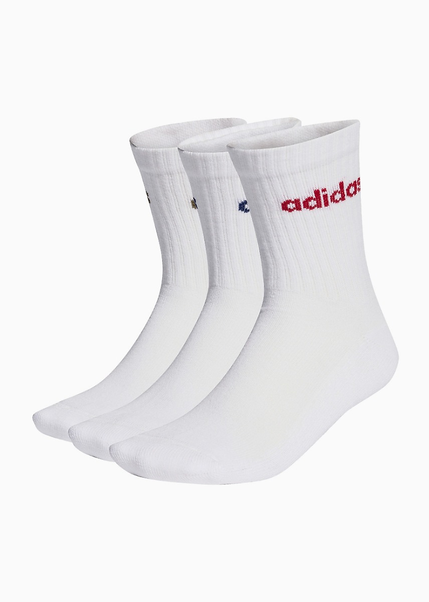 adidas kojinės Linear Crew Cushioned 3 poros KD1716