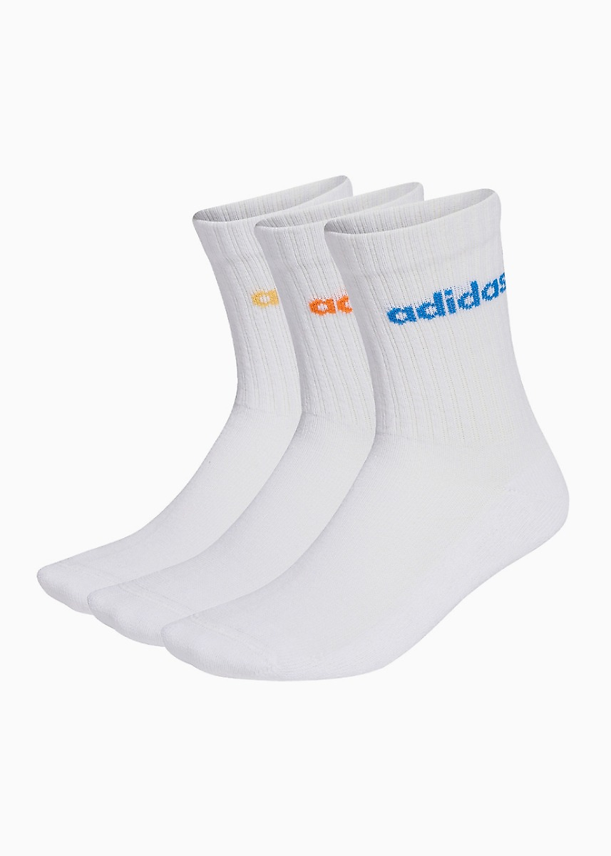 adidas kojinės Linear Crew Cushioned 3 poros KD1717
