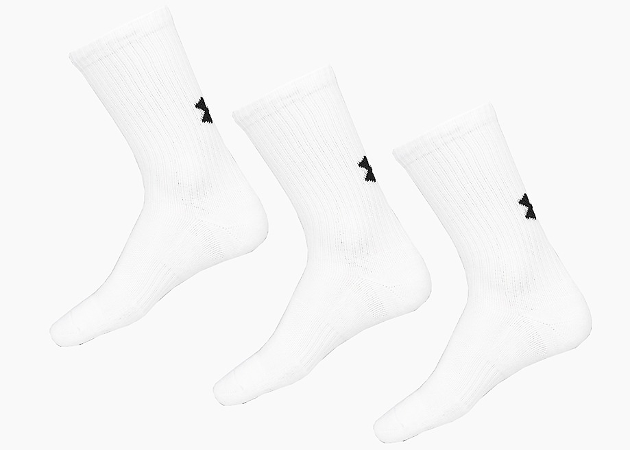 Kojinės Under Armour TC 3 poros Crew 1386311 100