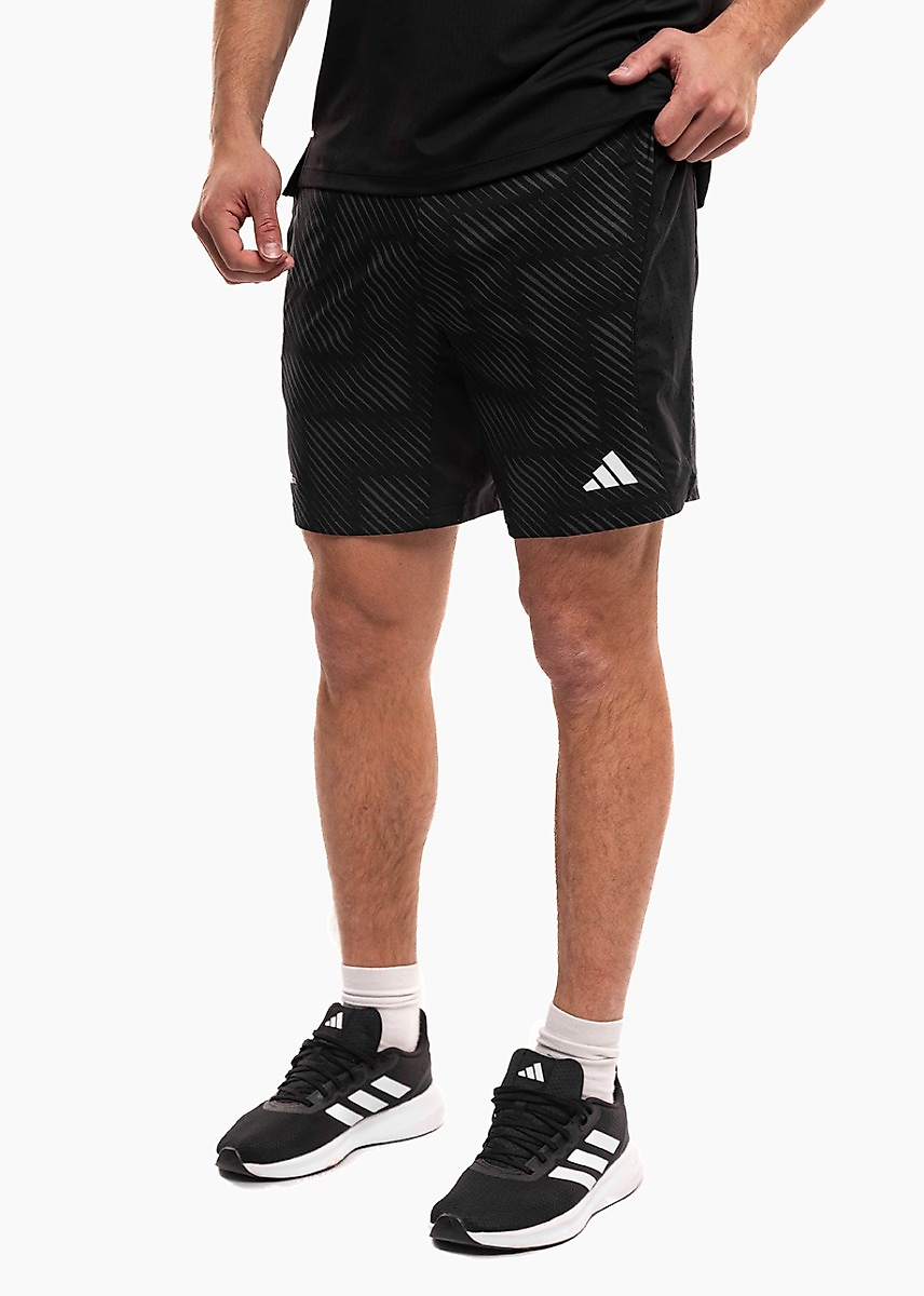 Vyriški šortai adidas Tech Intensity Aop juodi KB3123