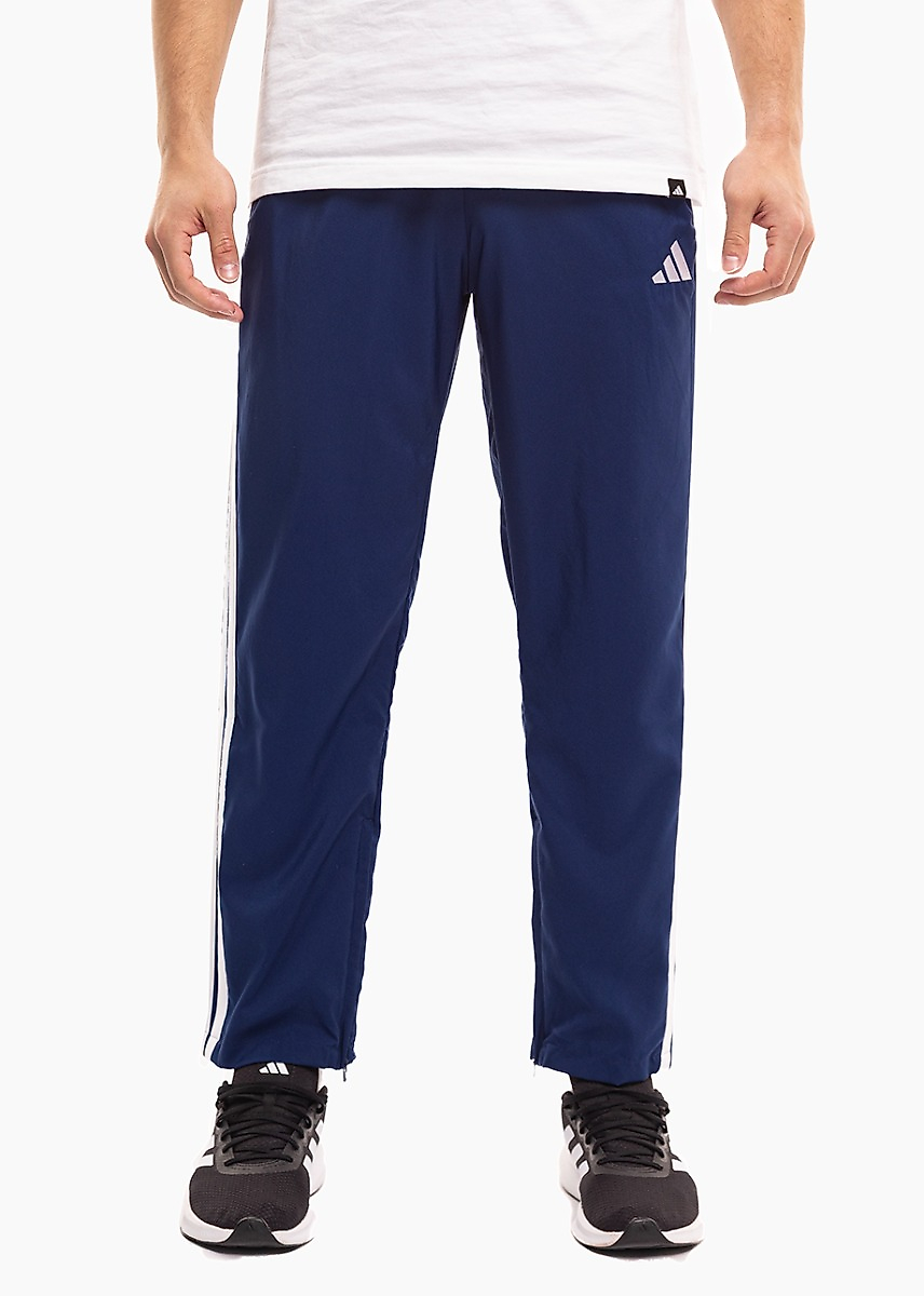 Vyriškos kelnės adidas Essentials 3-Stripes Stanford Open Hem mėlyni JE6400