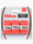 Wilson Owijka Profile Over Grip 3p WRZ4025RD produkto varianto nuotrauka